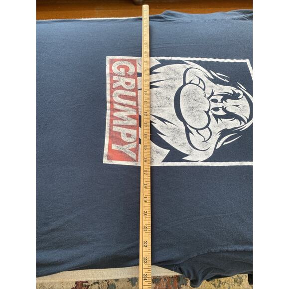 Vintage 90s Disney Grumpy Snow White Graphic T Shirt XXL Mens Tee Gray Black - Picture 4 of 8